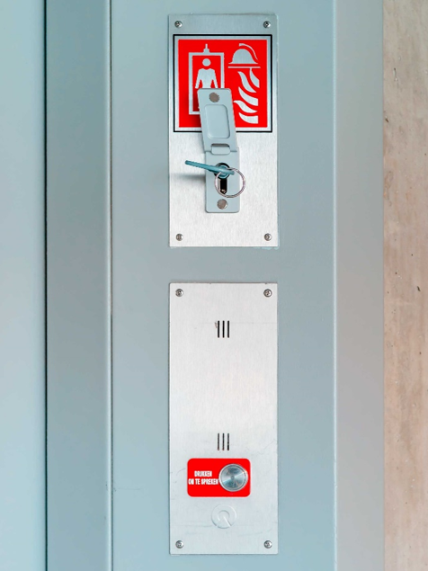 brandweerlift sleutelcontact